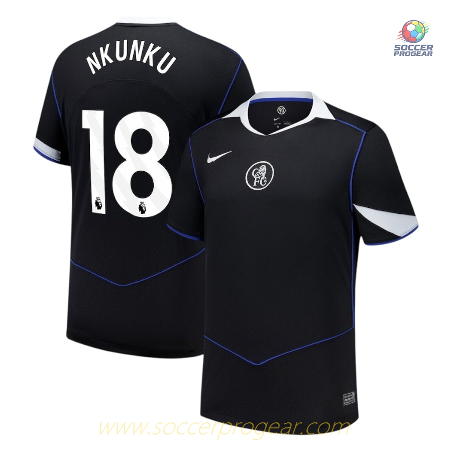 Chelsea Third Football Team Jersey 2025-26 Edition Nkunku