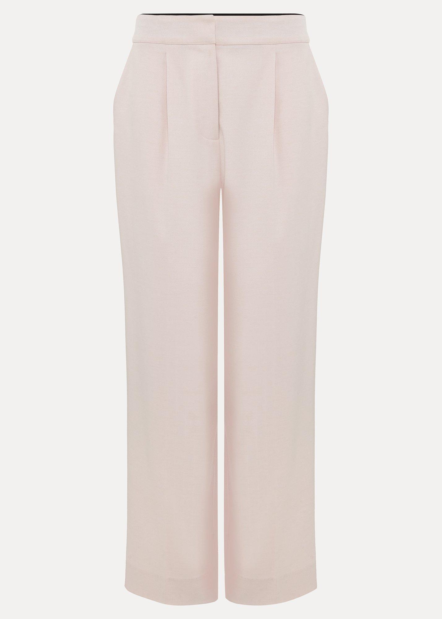 Sandie Pink Wool Trousers
