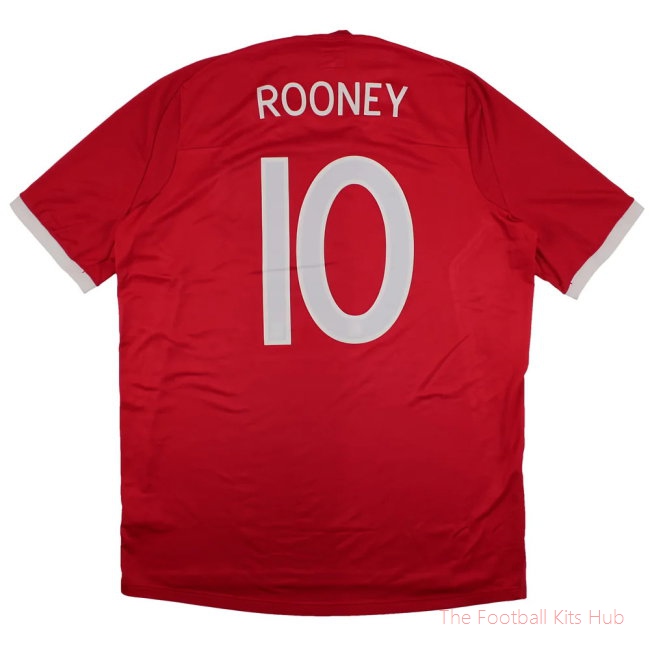 England 2010-11 Away Shirt (L) Rooney #10 (Very Good)
