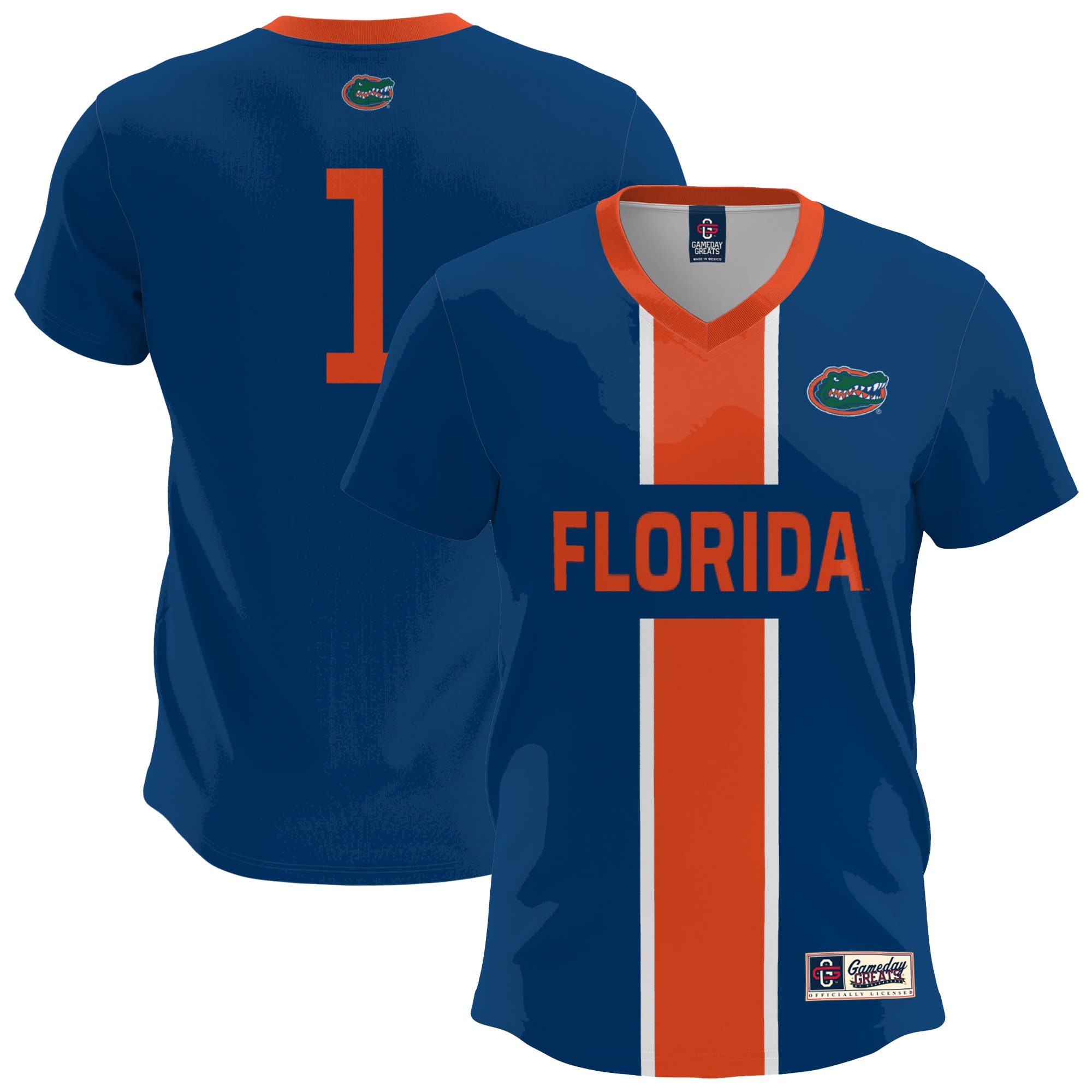 [NJP] Florida Gators GameDay Greats Lightweight Soccer Fashion Jersey - Royal