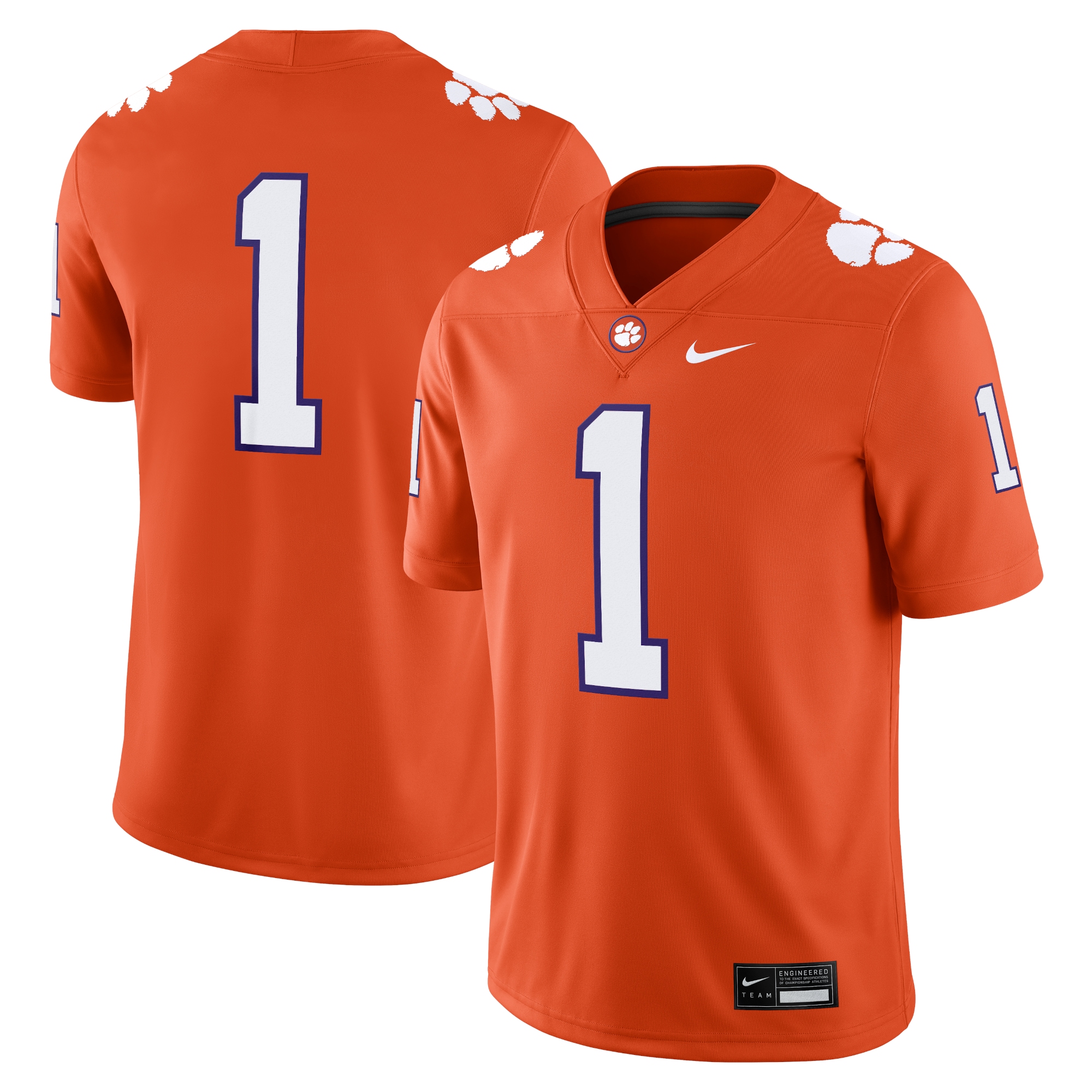 [NJP] Clemson Tigers Game Jersey - Orange