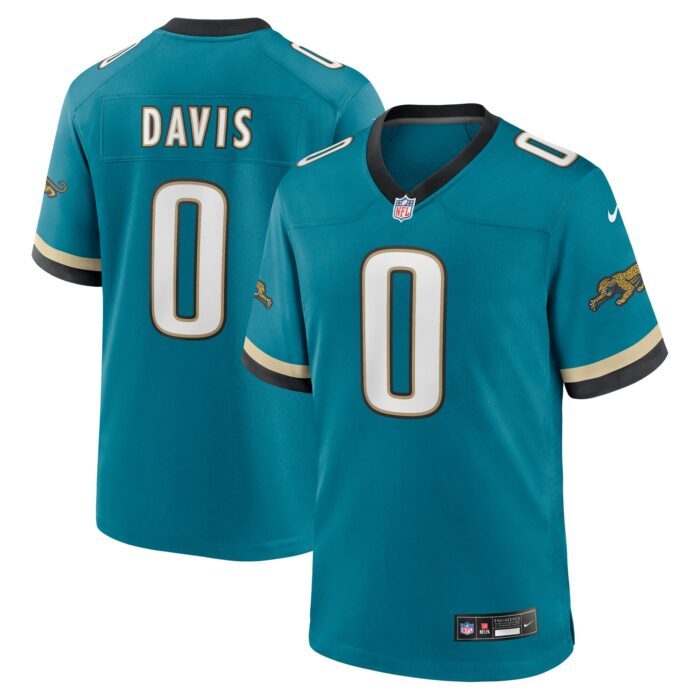 None Men's JAX Jaguars Dynamic Premium Material Jersey for NFL Fans