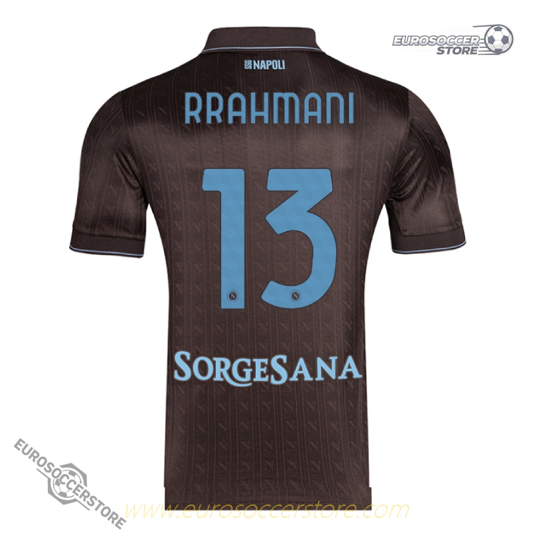 RRAHMANI 13 Third Jersey of Napoli for the 25-26 Season