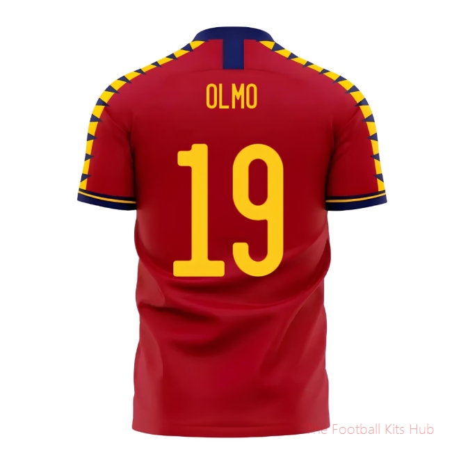 Spain 2025-2026 Home Concept Football Kit (Libero) (OLMO 19)