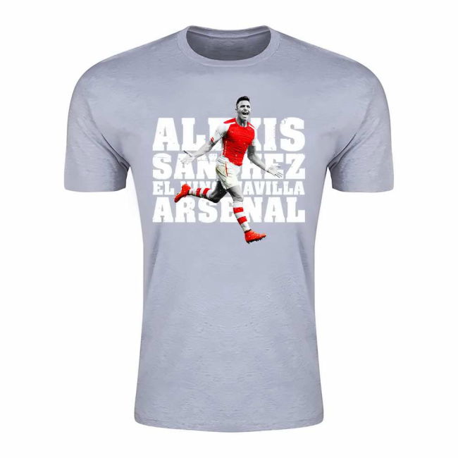 Alexis Sanchez Arsenal El Nino Maravilla T-Shirt (Grey) - Kids