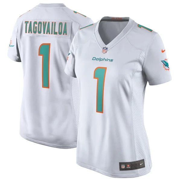 None Tua Tagovailoa Game Jersey - White | NFL Player Jersey | NFL Foot