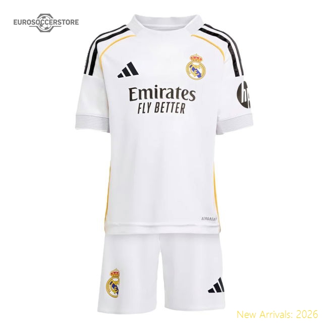 Popular 2025-2026 Real Madrid Home Mini Kit (Ronaldo 9)