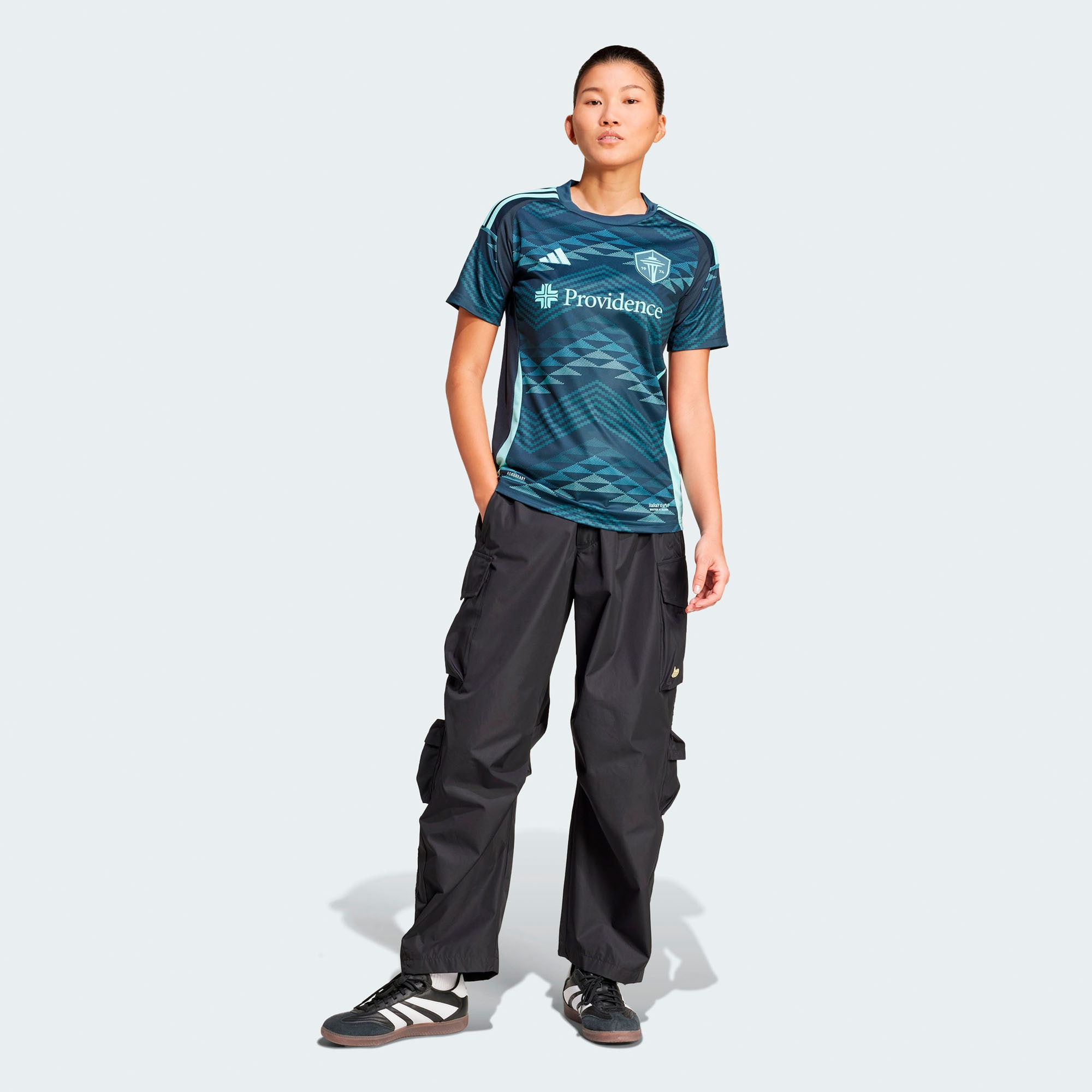 [SJH] Seattle Sounders FC Women's 2025 The Salish Sea Kit Replica Jersey - Blue