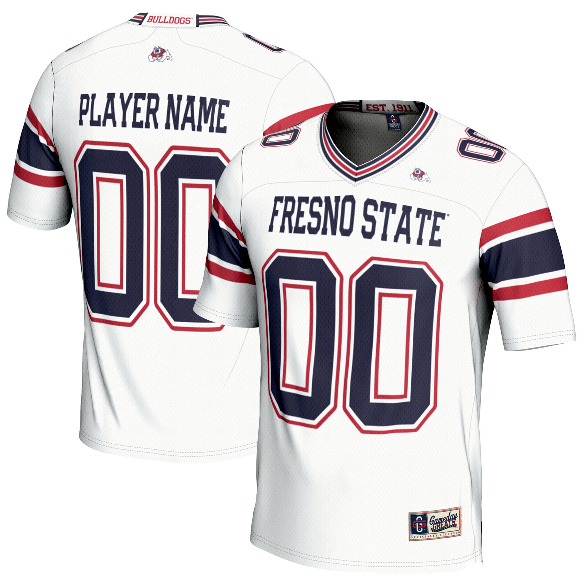 Fresno State Bulldogs GameDay Greats Youth NIL Pick-A-Player 2026 Season Football Jersey - White