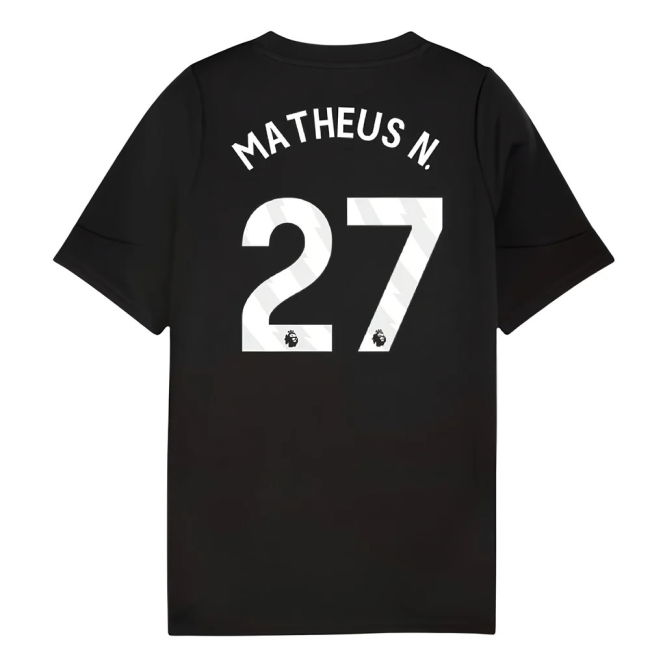 classic 2025-2026 Man City Training Jersey (Black) - Kids (Matheus ...