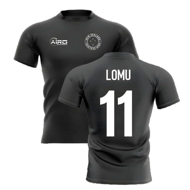 Authentic 2025-2026 New Zealand Home Concept Rugby Shirt (Lomu 11)