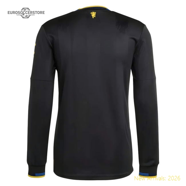 Official 2025-2026 Man Utd Authentic Long Sleeve Third Shirt