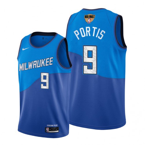Nike Trail Blazers Blue Milwaukee Bucks #9 Jersey - On Sale Game Day Wear