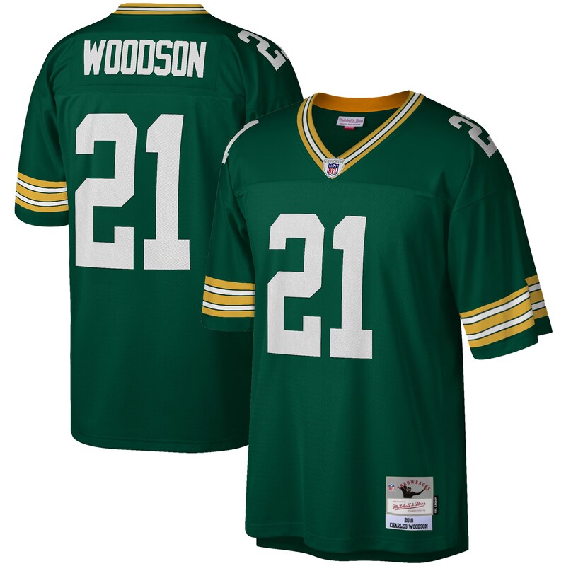 None Charles Woodson GB Packers Iconic Premium-Quality Jersey
