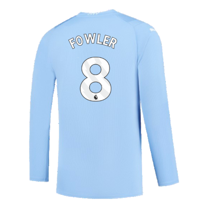 Fowler 8 Manchester City Soccer Club Fan Jersey - Adults Version