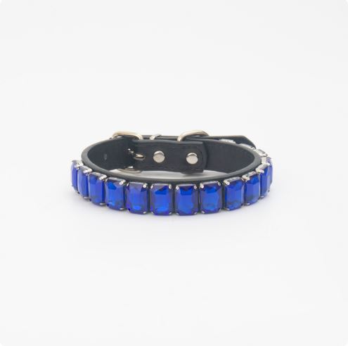 DiamondPaws Luxury Frenchie Collar Rhinestone Necklace for Your Posh Pup