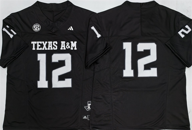 Men's None Black 2025 official licensed Premier Strategy #12