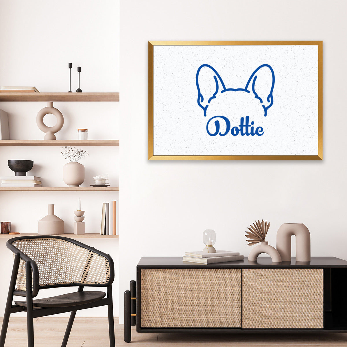 French Bulldog Honey Personalized Framed Poster • Wall Decoration Durable Dog Item