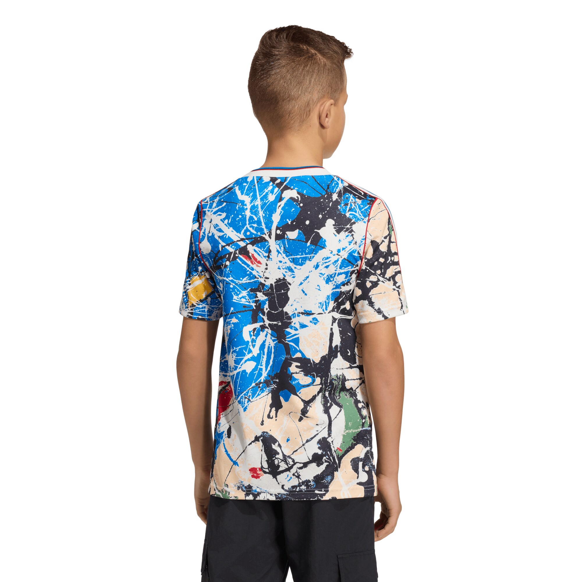[SJH] Manchester United X Stone Roses Youth Replica Jersey - Blue
