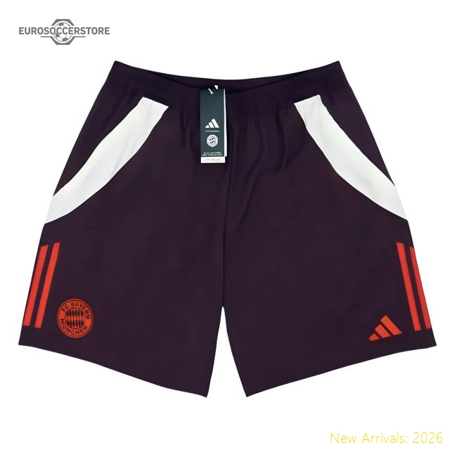 Premium 2024-2025 Bayern Munich Downtime Shorts (Shadow Maroon)