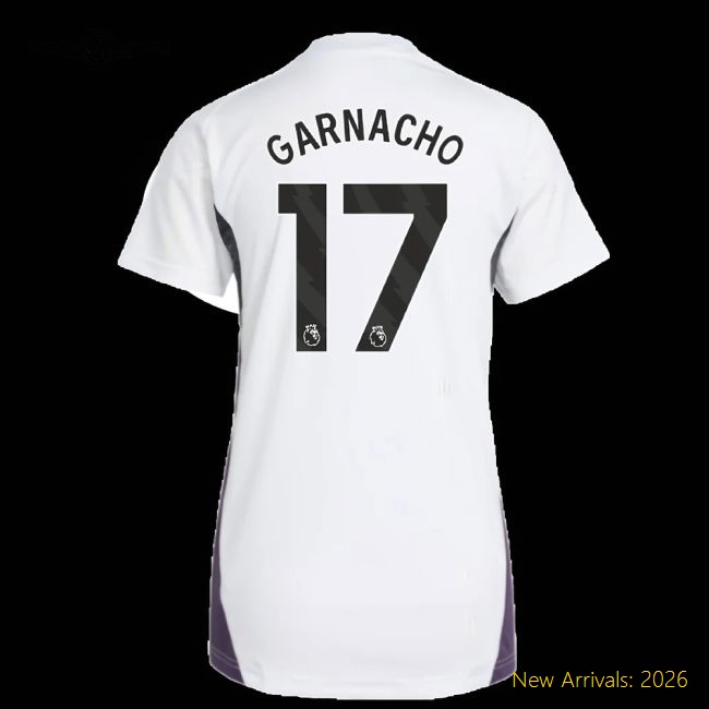 2025-2026 Man Utd Womens Chic Garnacho Jersey Performance Fabric