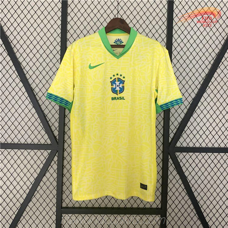 Brazil 2024 Copa America Home Football Kit