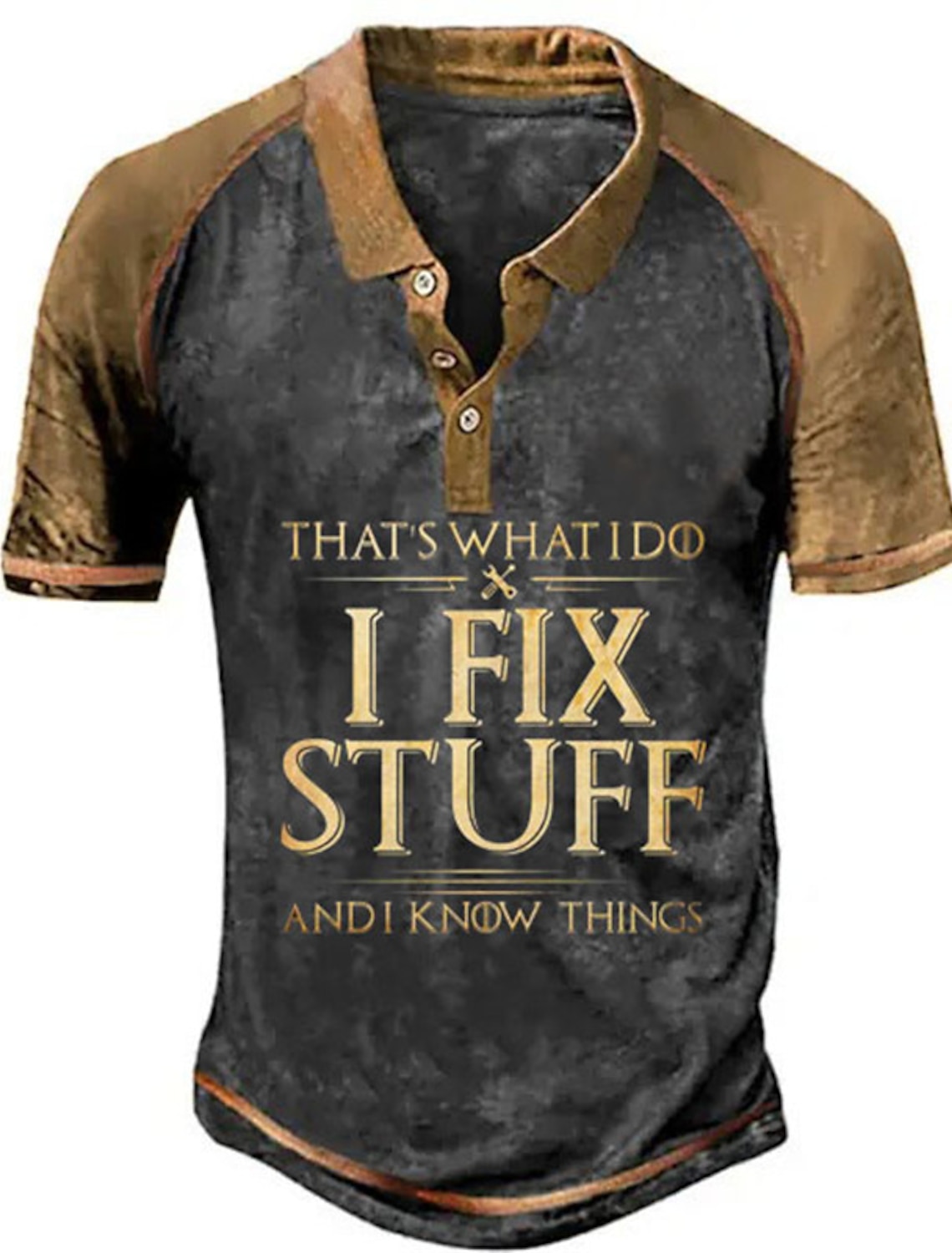 Men's 'That's What I Do Fix Stuff And Know Things' Funny Graphic