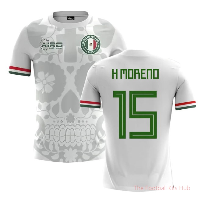 [EFS] 2025/26 Mexico Away Football Shirt (H.Moreno 15)