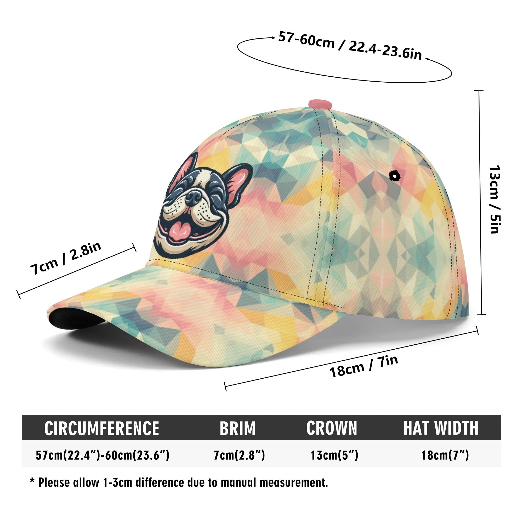 Breed-specific Safe Bella - Vet-recommended Baseball Cap Summer Wear