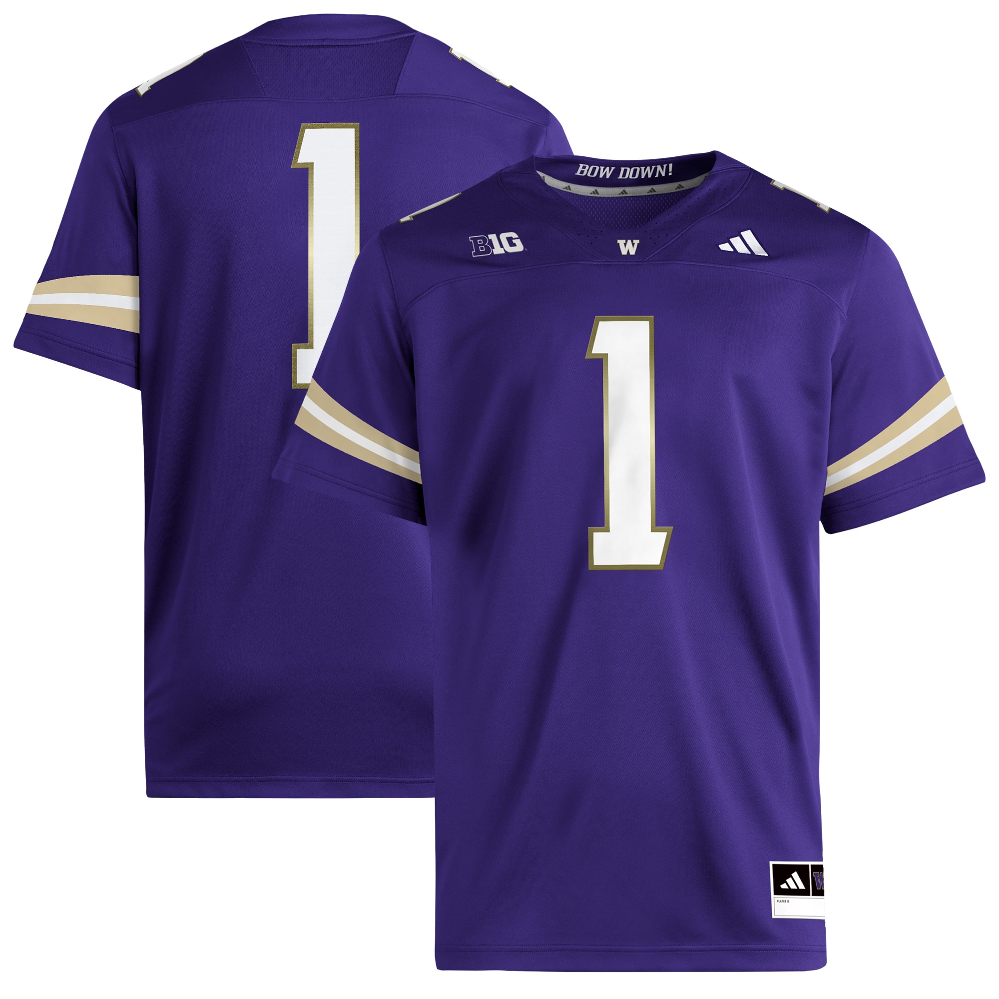 [NJP] Washington Huskies Premier Jersey - Purple