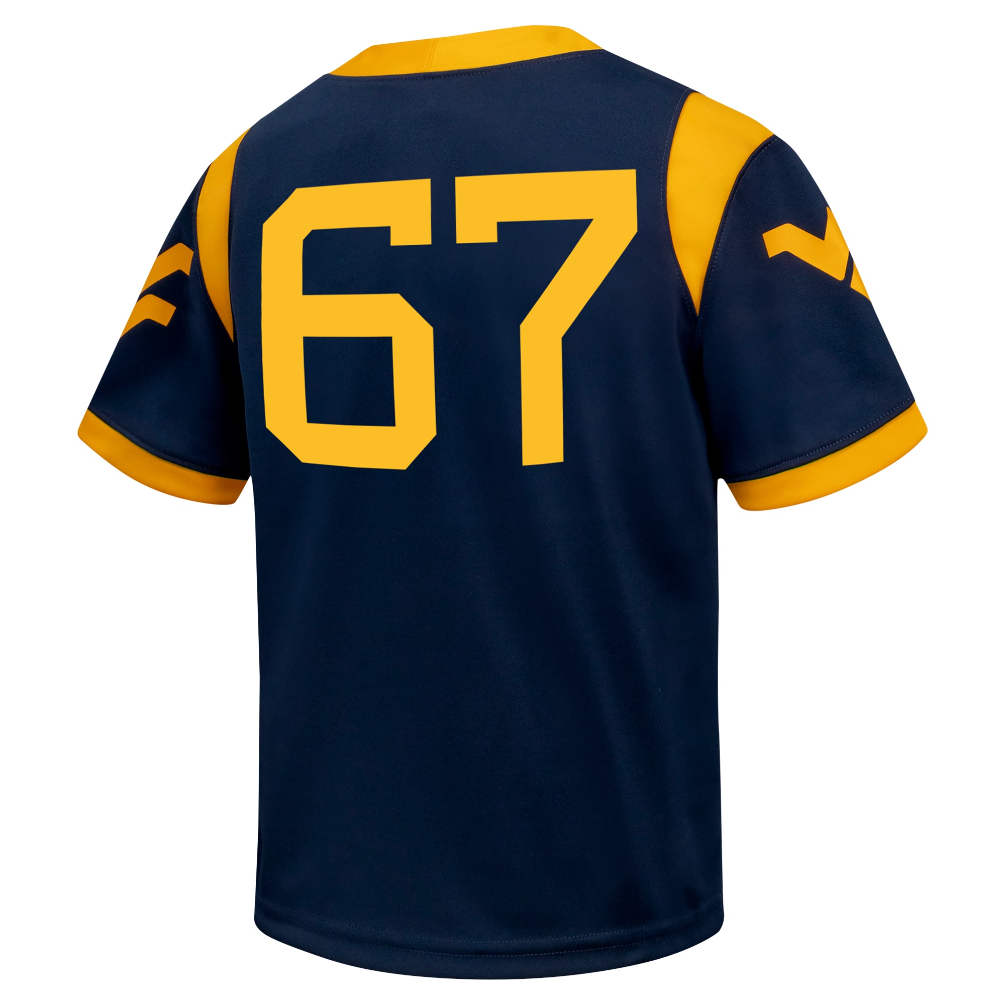 [NJP] West Virginia Mountaineers Youth Untouchable Football Jersey - Navy