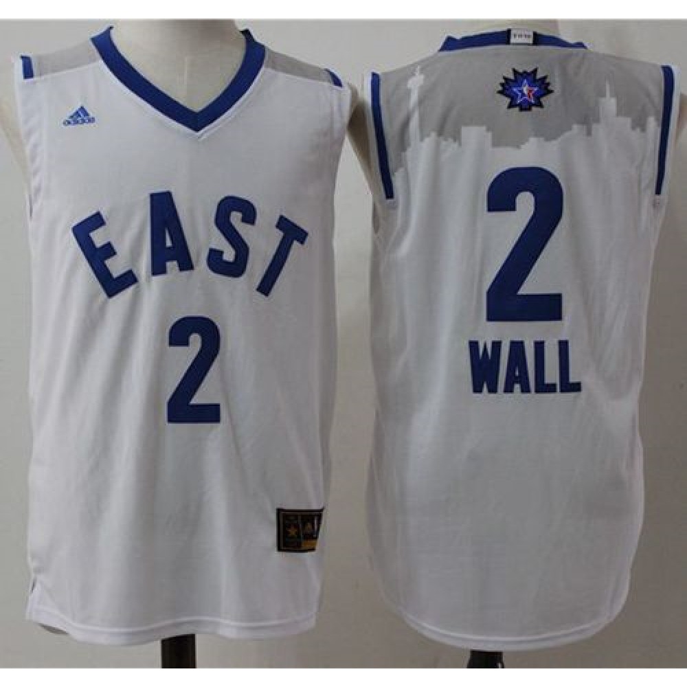 Wizards #2 John Wall White 2016 All Star Stitched NBA Jersey