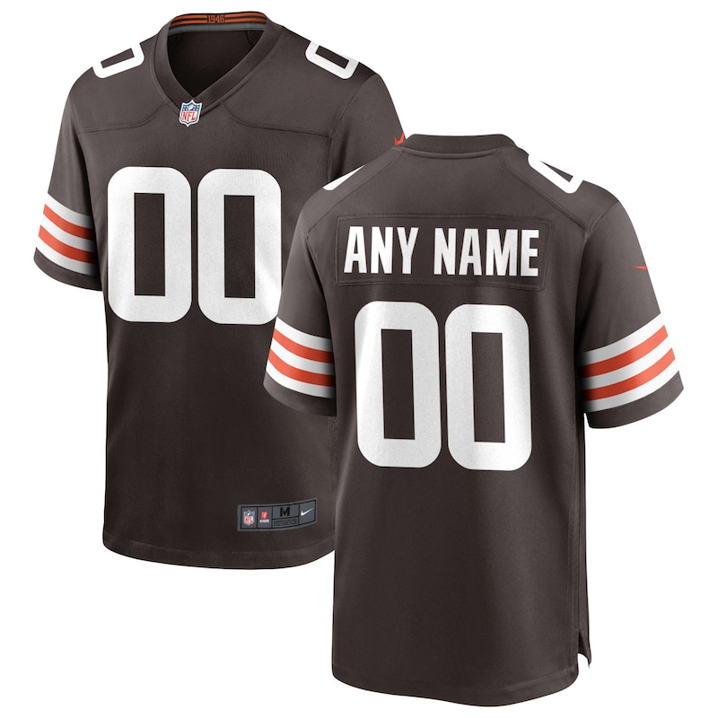 None Nike CLE Browns Sleek Genuine Jersey Football Apparel