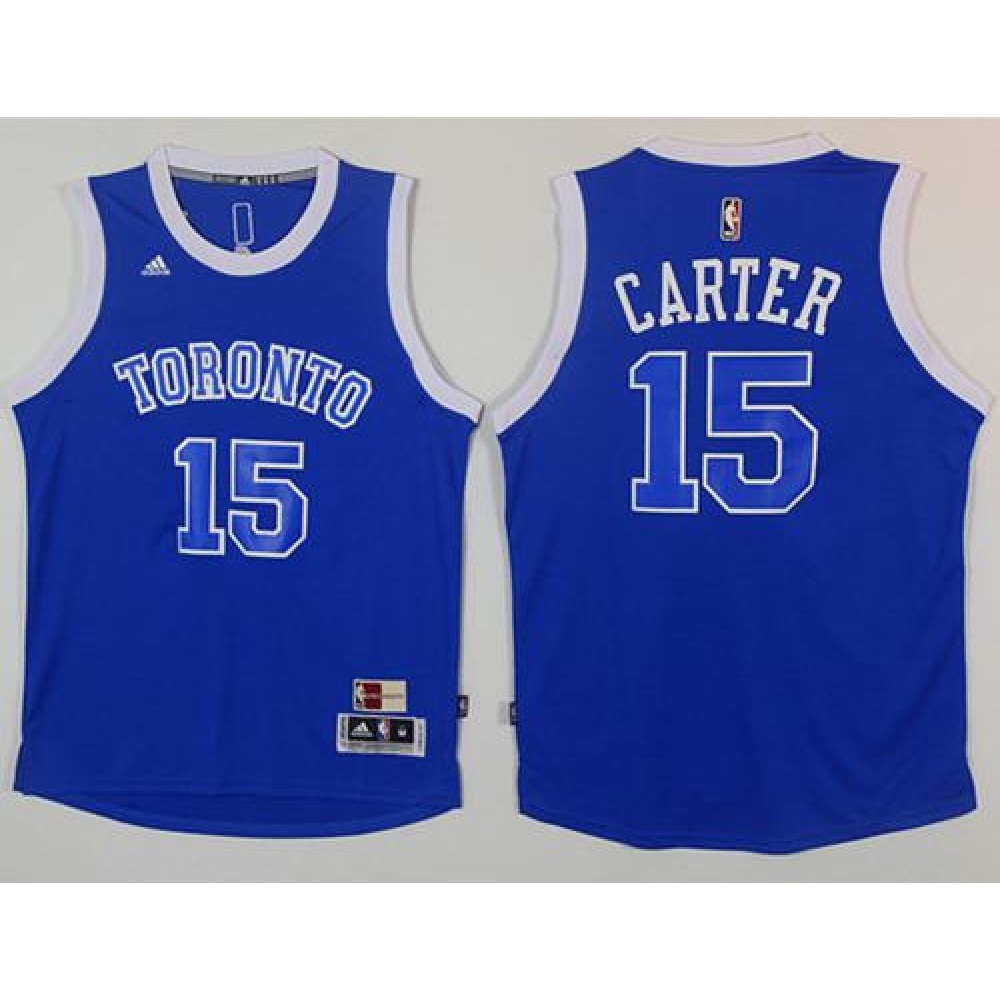Fan Favorite Collector's Item Men's TOR #15 Vince Blue Basketball Jersey