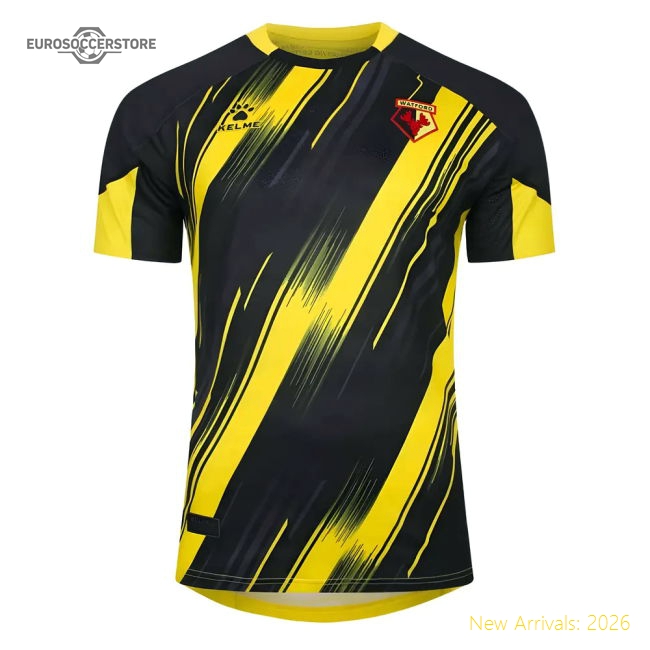 2023-2024 Watford Home Shirt (no Sponsor) - Budget-friendly