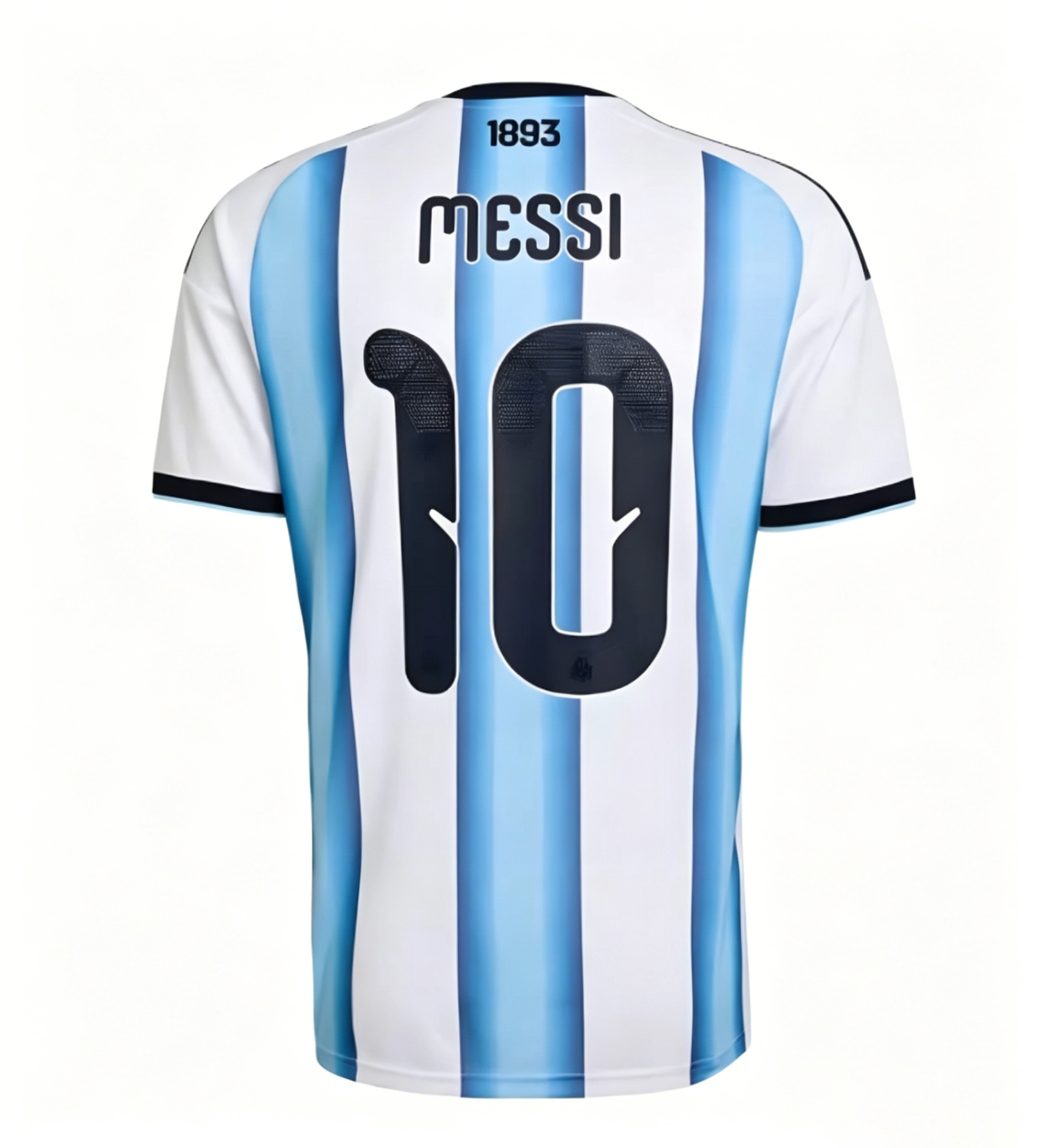 [HP] Argentina Lionel Messi 10 Light Blue White Stripe Home Jersey Women 2026 World Cup
