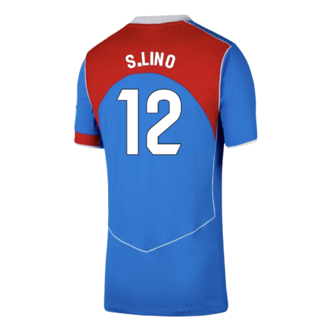 2025-2026 Atletico Madrid Authentic Alternative Jersey (slino 12)
