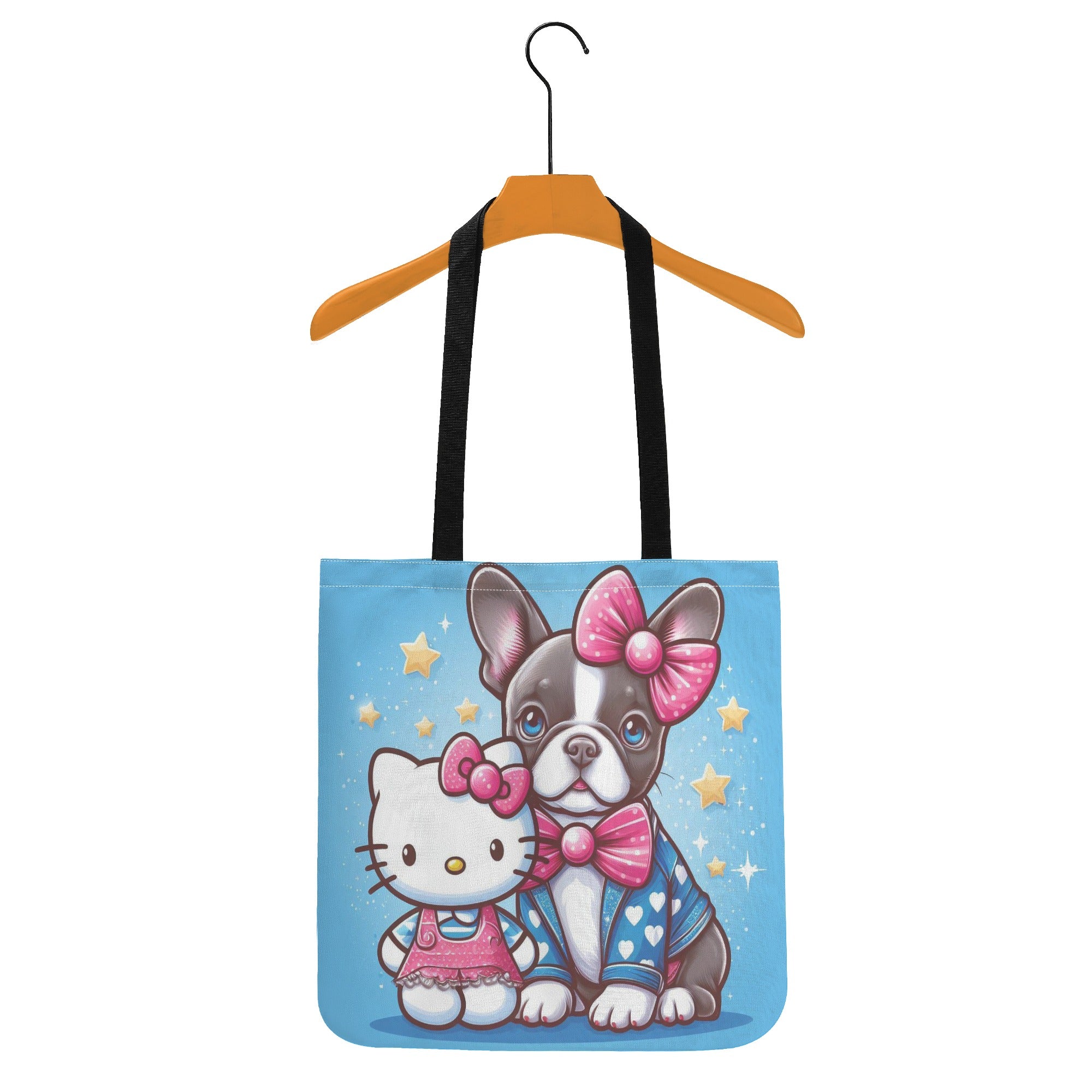Warm French Bulldog Daisy - Durable Tote Bag Summer Wear