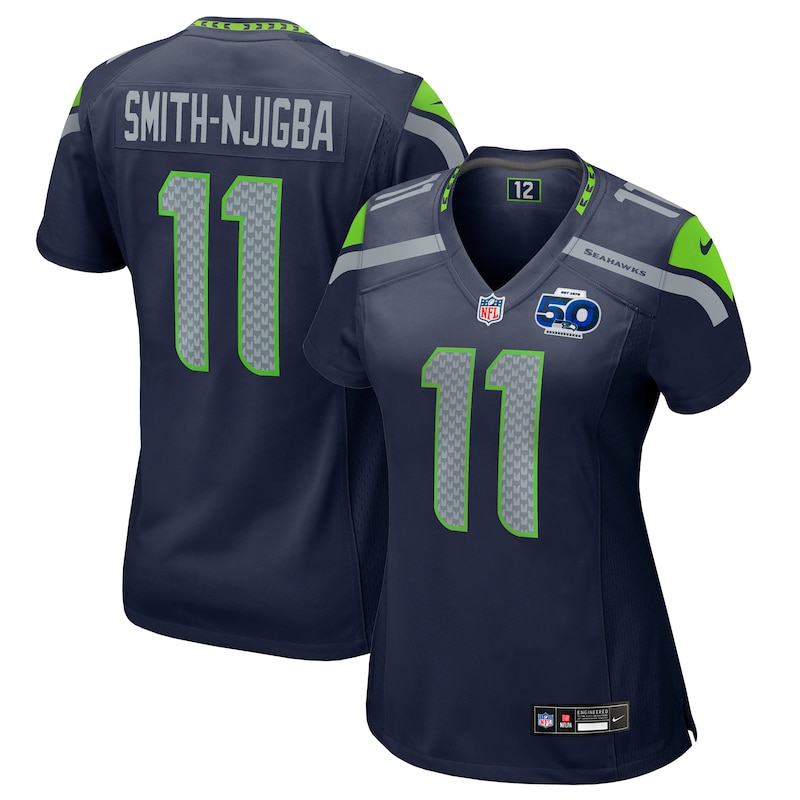 None Jaxon Smith-Njigba SEA Seahawks Victory Premium Material Jersey