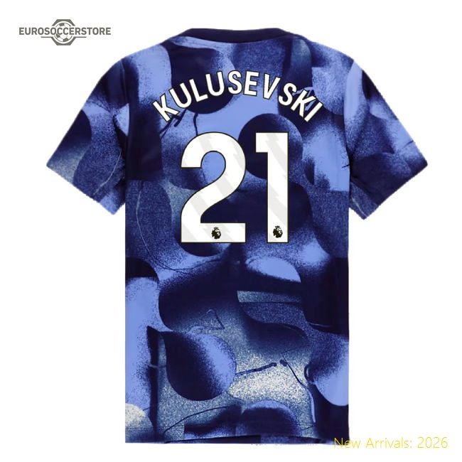 Football Team Kids Kulusevski Non-toxic Jersey Drycell Flexible