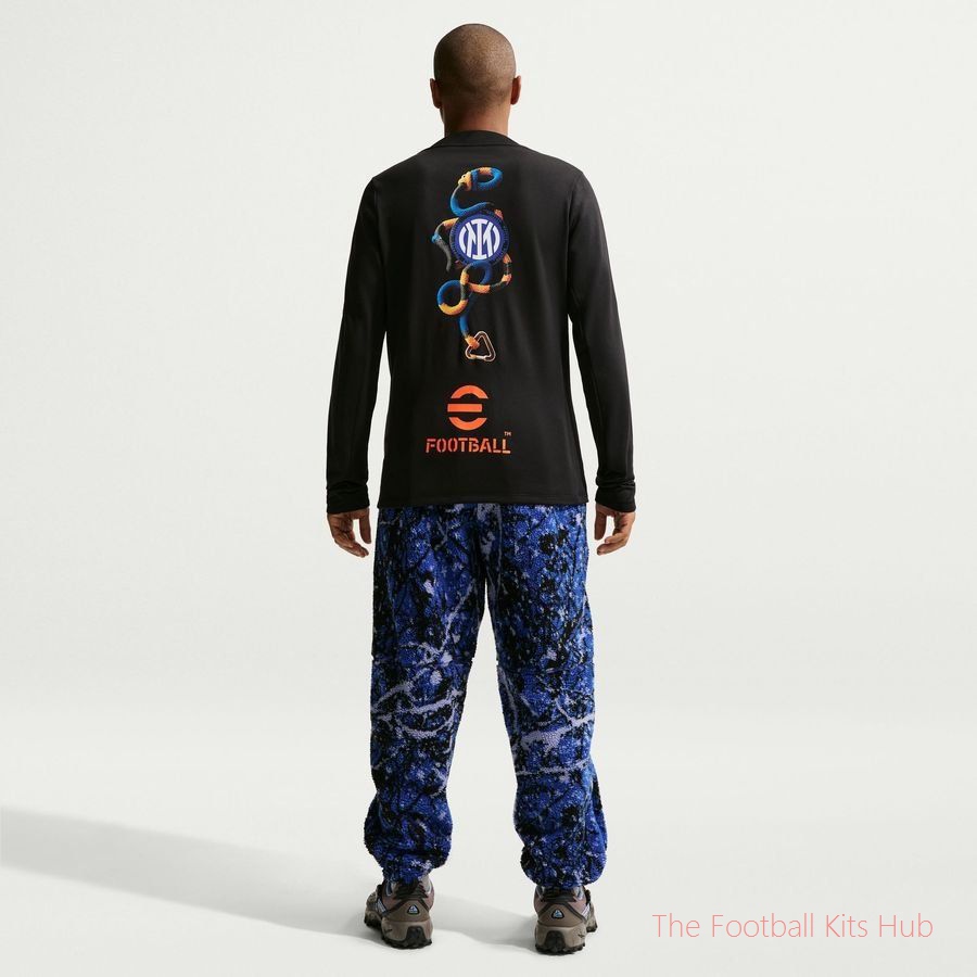 Inter Milan X ACG Training Shirt Dri-FIT Academy Pro Pre Match Warm 4th - Black/Safety Orange