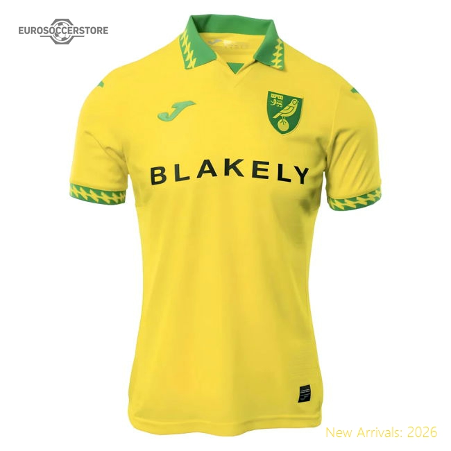 2025-2026 Norwich City Home Shirt Player Replica For Premier League Fans