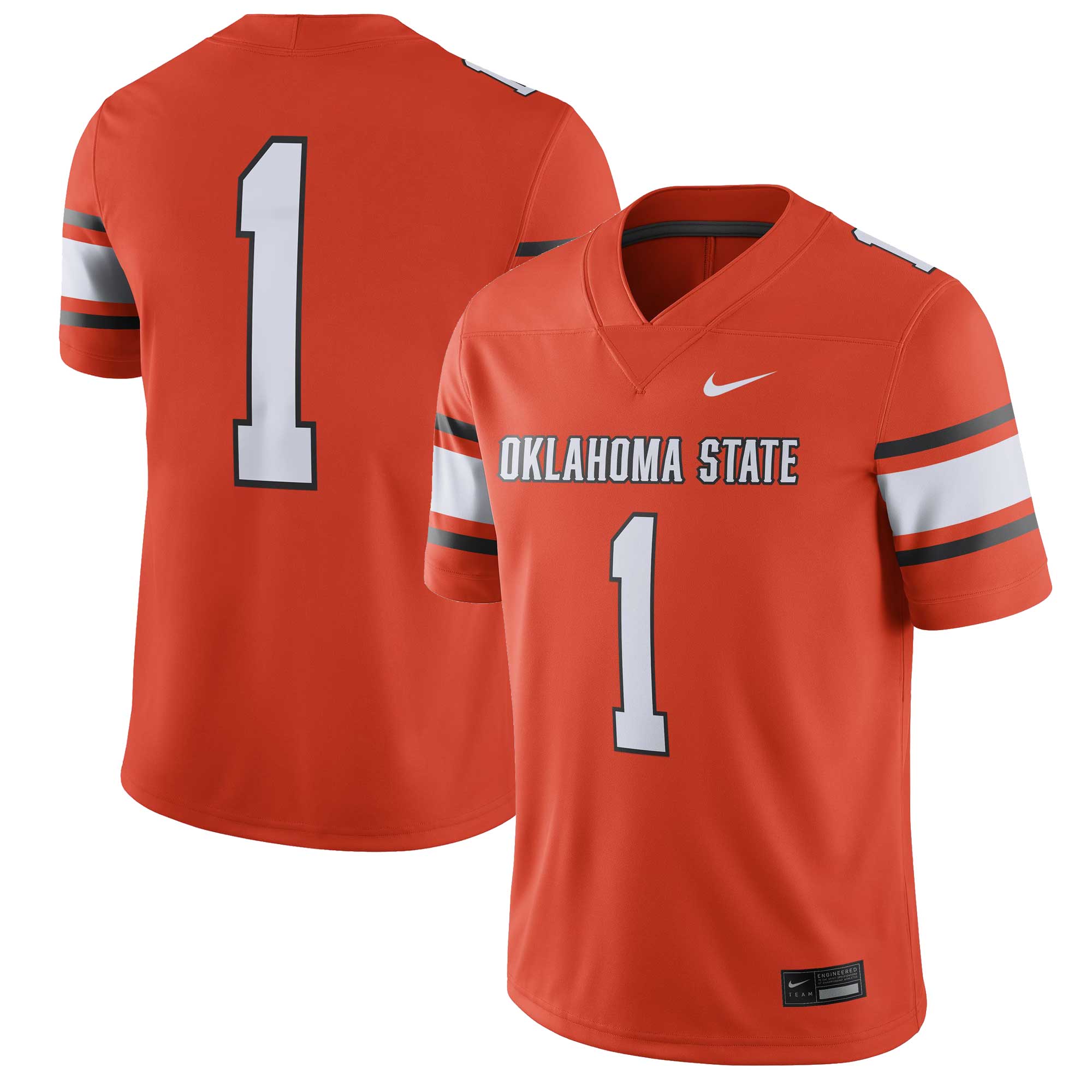 [NJP] Women's Oklahoma State Cowboys Game Jersey - Orange