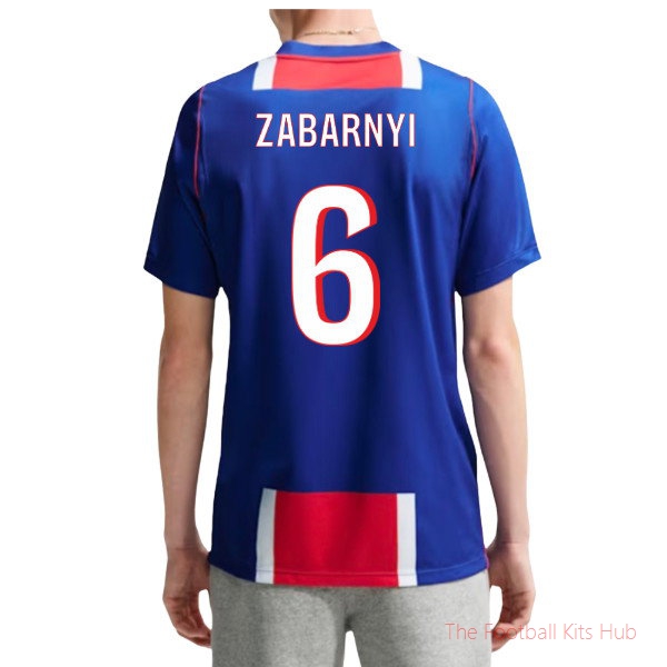 PSG Paris Saint Germain 2026-2027 Home Shirt (Zabarnyi 6)