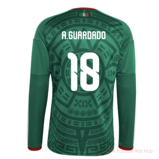 [LK] 2026/27 Mexico Long Sleeve Home Shirt (A.Guardado 18)