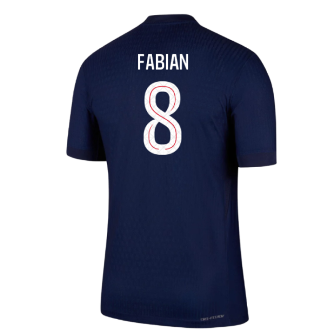 Top-Quality 2025-2026 Psg Home Dri-Fit Adv Authentic Shirt (Fabian 8)