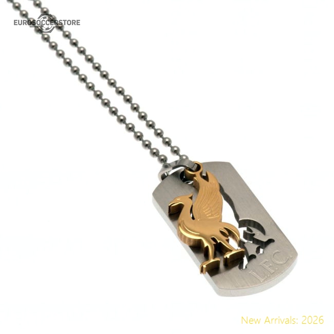 Liverpool FC Bi Colour Cut Out Dog Tag & Chain