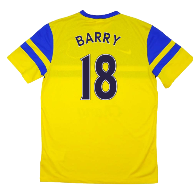 Everton Away Shirt S Excellent S Barry #18 Official Licensed Repli...