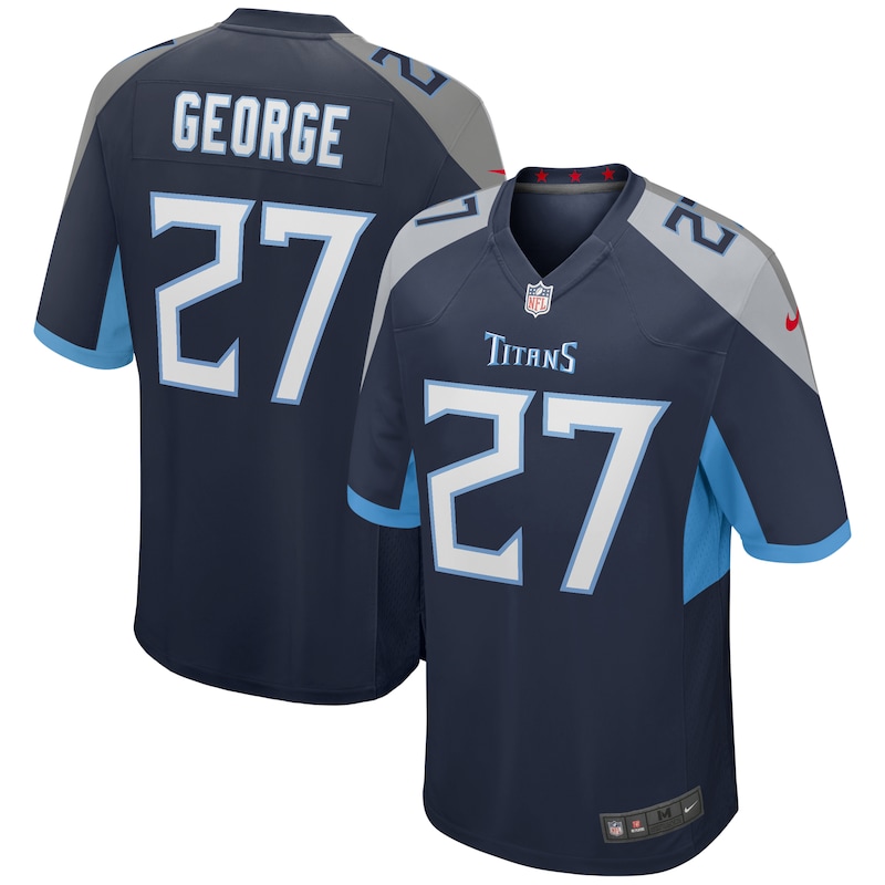 None Eddie George TEN Titans Stylish Game-Ready Jersey for NFL Fans