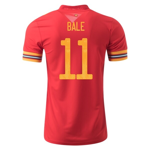 Lightweight Wales Euro 2020 Home 11 BALE Soccer Jersey Shirt